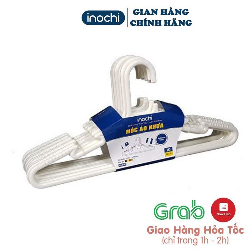 Móc Nhựa INOCHI 182 Đa Năng Dành Cho Áo Đầm- Giao màu ngẫu nhiên