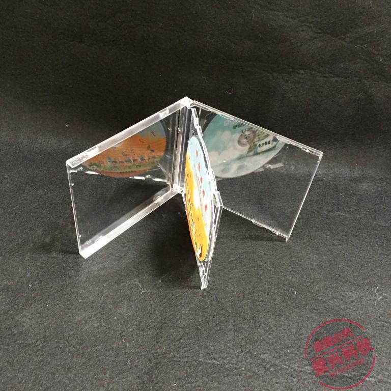 Case CD/ Vỏ CD đôi/ đơn trong suốt có chỗ để bìa - Case để được 2 đĩa.