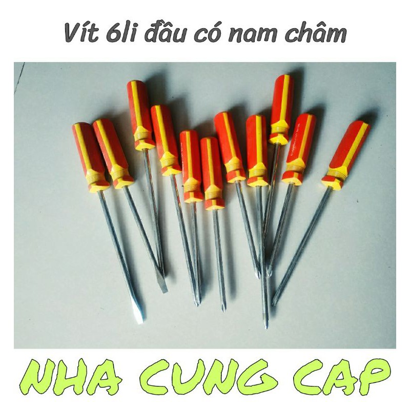 (GIÁ HỦY DIỆT) VÍT 6LY KE CÁN VÀNG