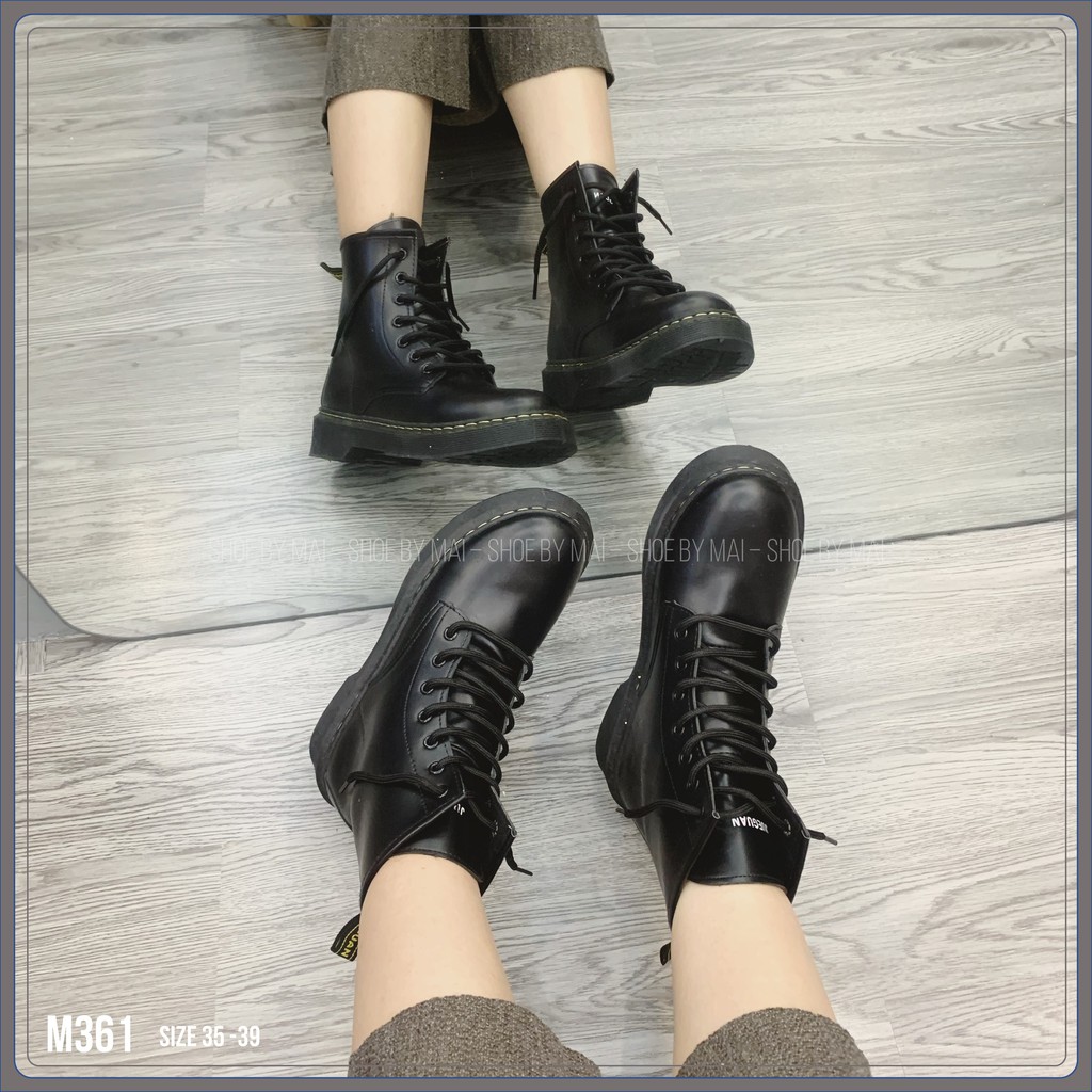 Giày boot nữ cao cổ cá tính M361 SHOEBYMAI