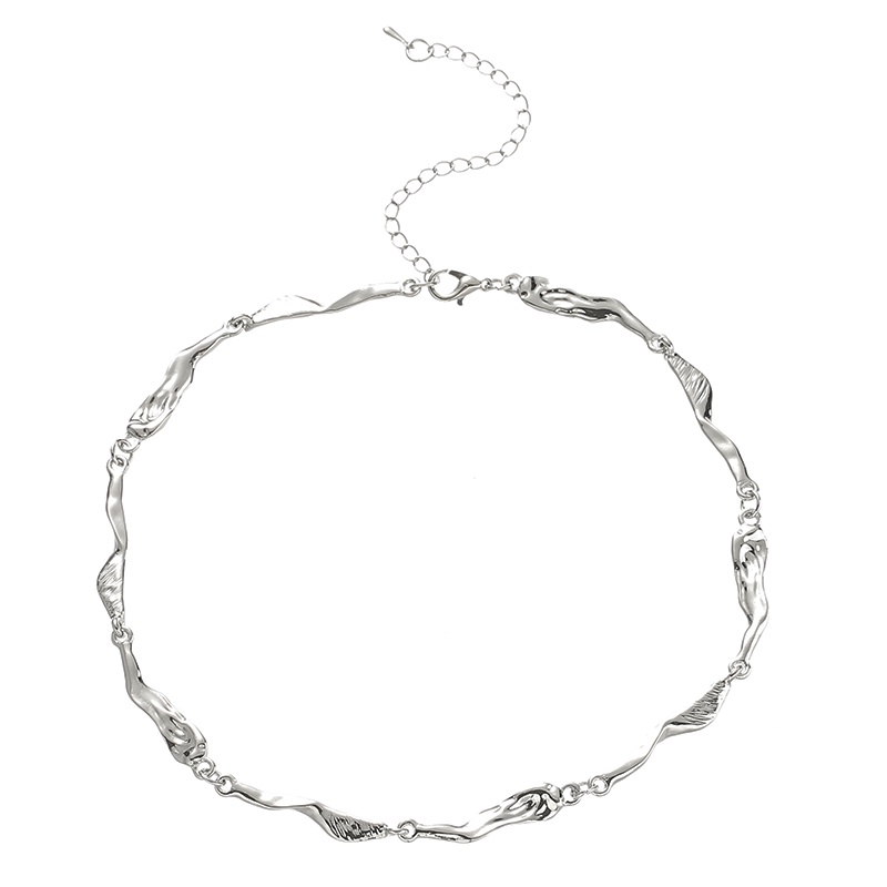 Vòng cổ Thiết Kế Bất Đối Xứng Phong Cách Hip Hop Sang Trọng