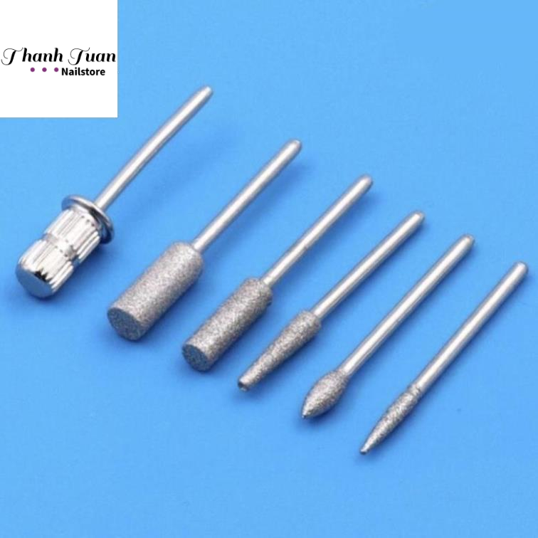 Bộ 6 đầu mài cơ bản cho dân làm móng  - Phụ kiện đồ nail