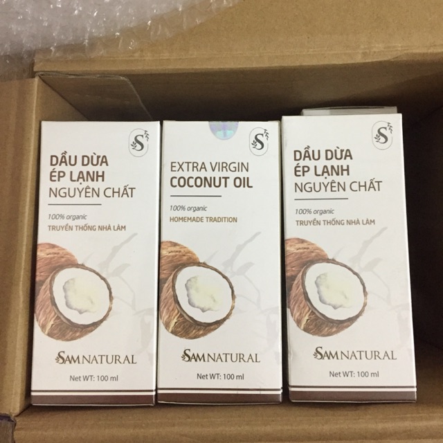 Dầu DỪA ÉP LẠNH - SAMNATURAL