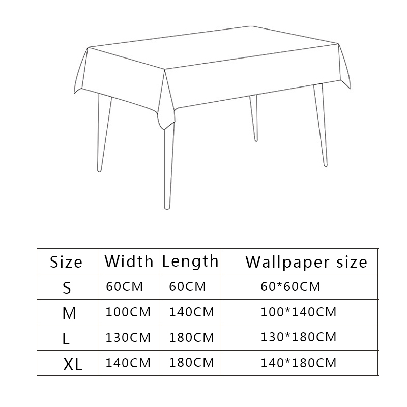 Printed tablecloth home decoration cloth rectangular table cover cloth