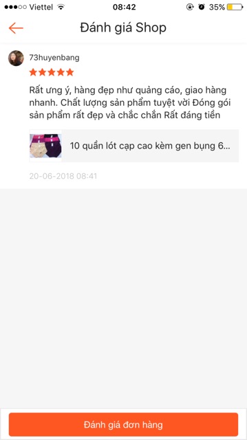 Quần lót cạp cao kèm gen bụng 60-70kg 2015 lẻ1c