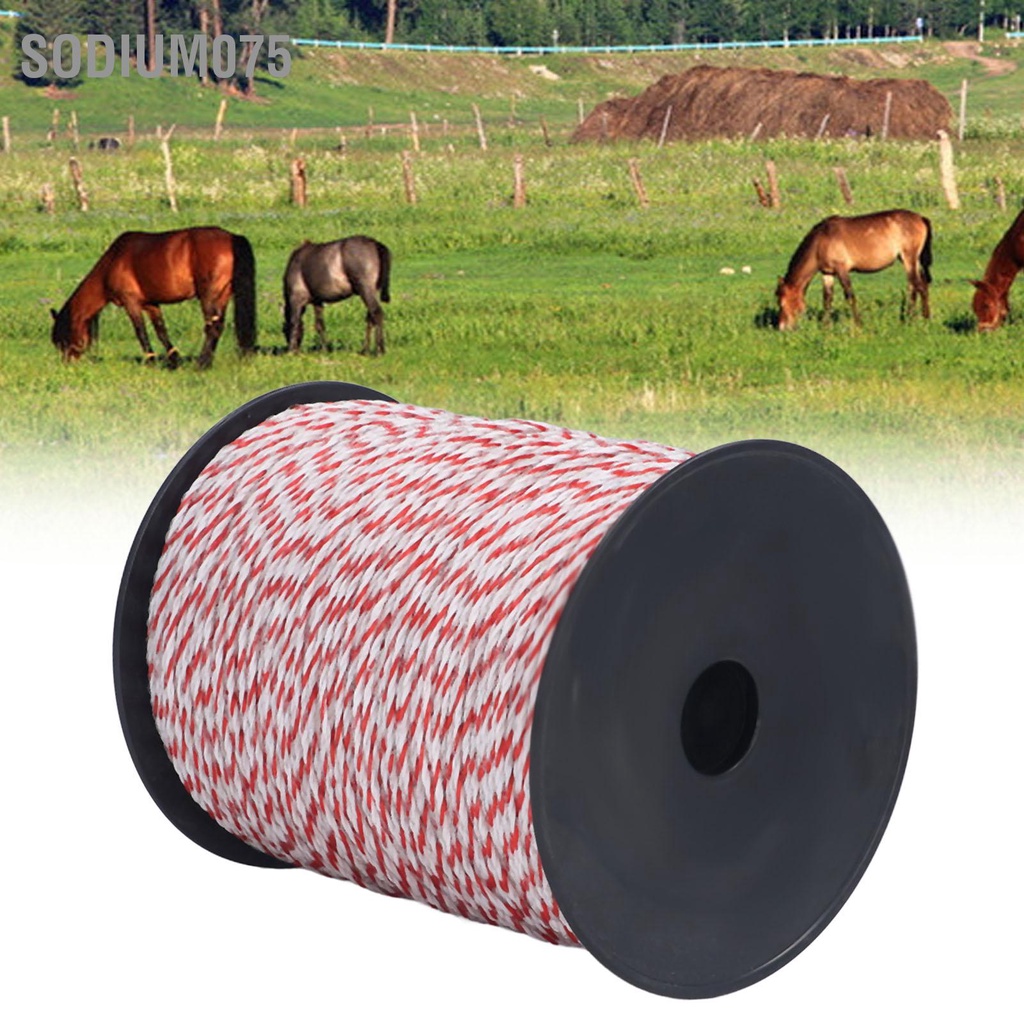 Cuộn dây hàng rào điện dài 500m tiện dụng cho trang trại chăn nuôi gia súc