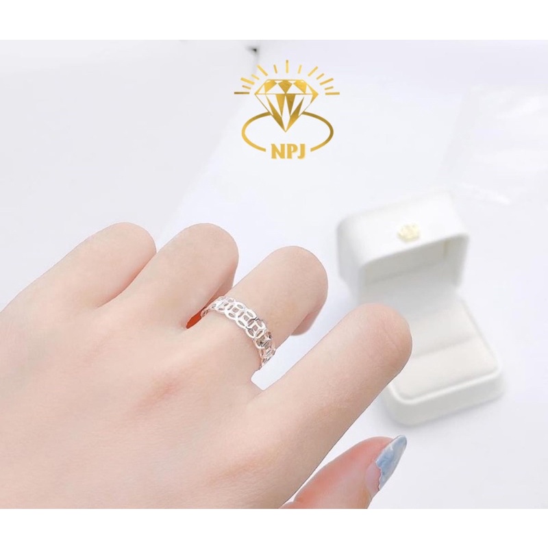 Nhẫn Kim Tiền, Nhẫn nữ Bạc Ta - Bạc Npj