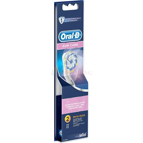 Đầu bàn chải thay thế bàn chải điện Oral-B Gum Care (Set 2 cái) - Hàng nhập khẩu