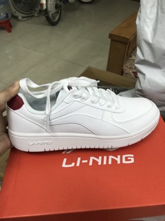 Giày trắng đế đỏ Li-ning