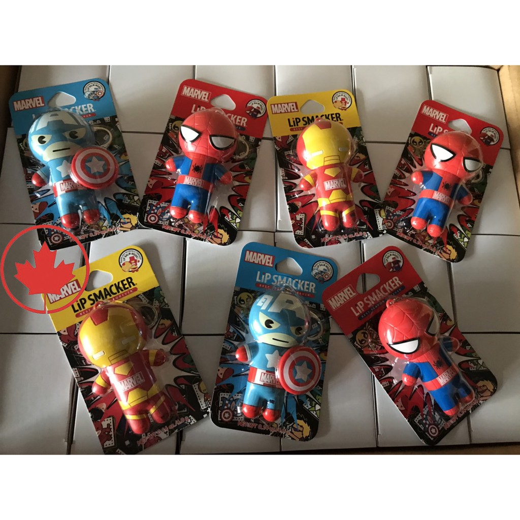 [Chuẩn Auth] Son siêu nhân Marvel - Lipsmacker - Người Sắt Iron Man (Made in Usa)