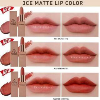 Son 3CE matte lip color 2018