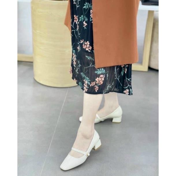 ࿐ Giày tiểu thư Mary Jane ngọc gót 3cm thấp xinh siêu hàn quốc ࿐