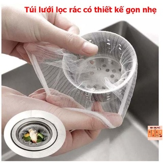 Túi Lưới Lọc Rác Bồn Rửa Chén combo 100 túi [LỌC RÁC 100]