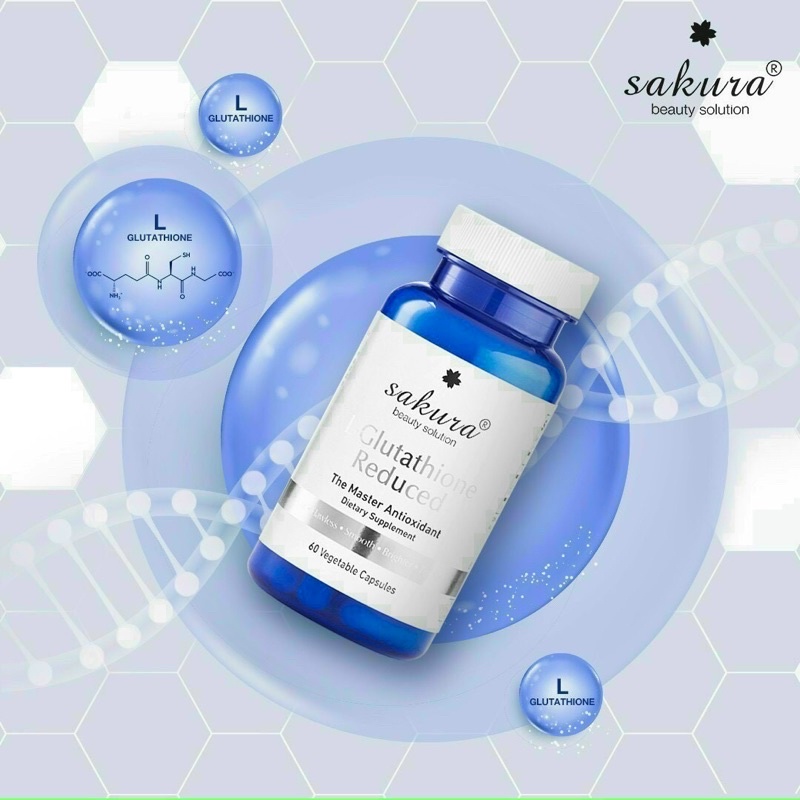 Viên uống trắng da, ngừa lão hóa Sakura Glutathione - 60 viên