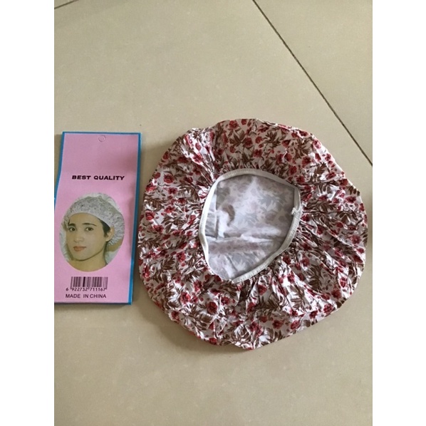 Mũ tắm trùm tóc chống thấm hình hoa