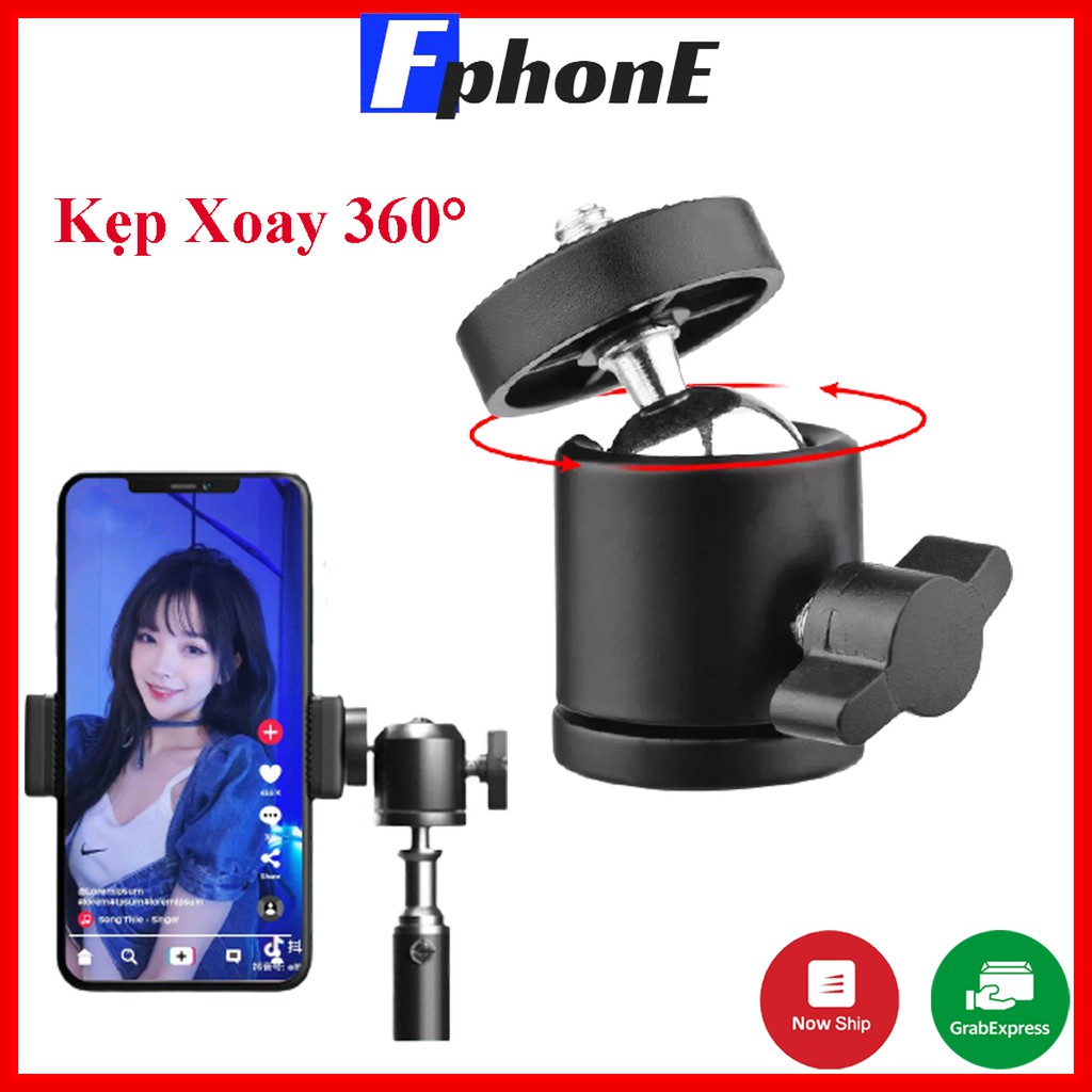 Bi Cầu Q29 ball head bi cầu điều chỉnh xoay ren 1/4 - Fphone