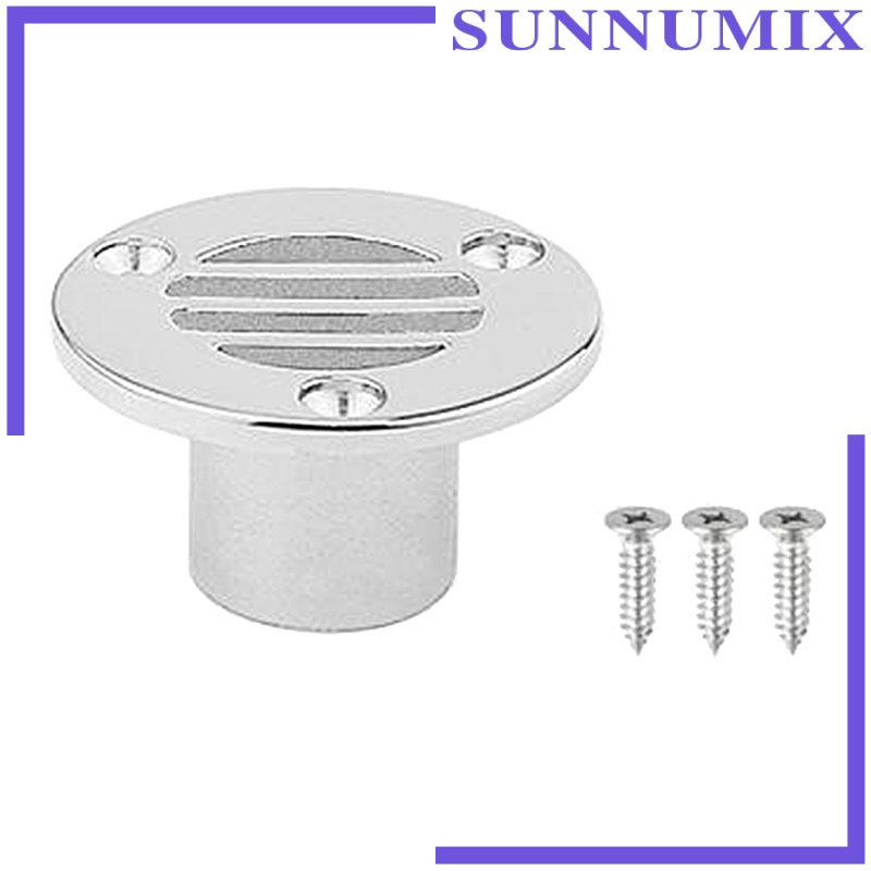 Nắp Cống Thoát Nước Sàn Nhà Bằng Thép Không Gỉ Kèm Ốc Vít 7 / 8inch Cho Tàu Thuyền