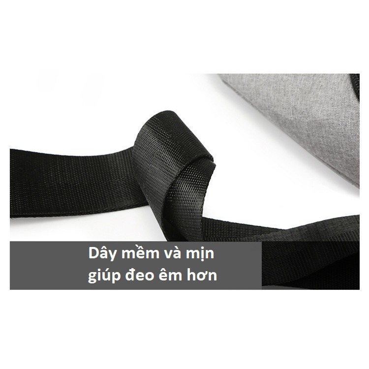 Túi đeo chéo nam 😷 FREESHIP 😷 Mã giảm giá 10k 😷 Túi chéo nam nhiều ngăn, cổng sạc USB kết nối với pin dự phòng | BigBuy360 - bigbuy360.vn