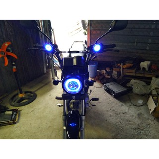 Gáo đèn pha led suzuki GD110 Harley angle eyes cao cấp
