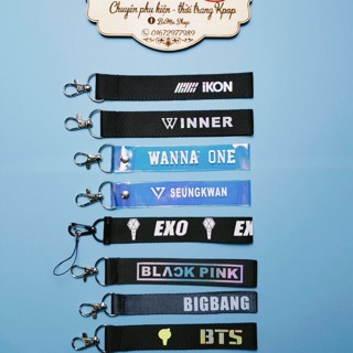 MÓC KHOÁ  NAMETAG IKON WINNER WN1 SEVENTEEN EXO GOT7 BLACKPINK BIGBANG BTS REDVELVET TWICE GFRIEND