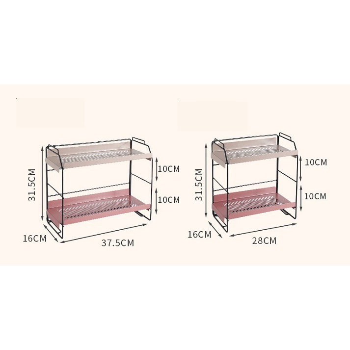 [Có sẵn] Kệ Để Sách , Lọ Gia Vị ,Mỹ Phẩm Đa Năng Bằng Sắt