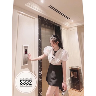 Bigsize Set áo tiểu thư S332