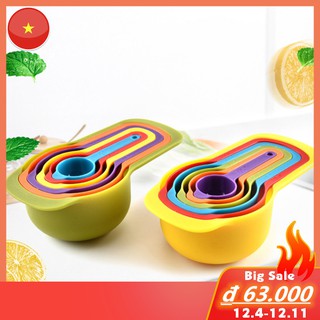 Thìa đong gia vị Muỗng đong Bộ 6 Muỗng Đo Lường Tiện Lợi Dễ Sử Dụng