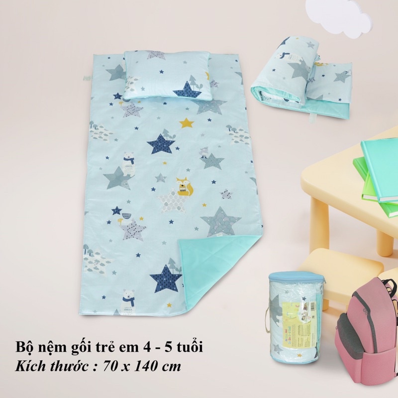 Bộ nệm gối size nhí Hometex