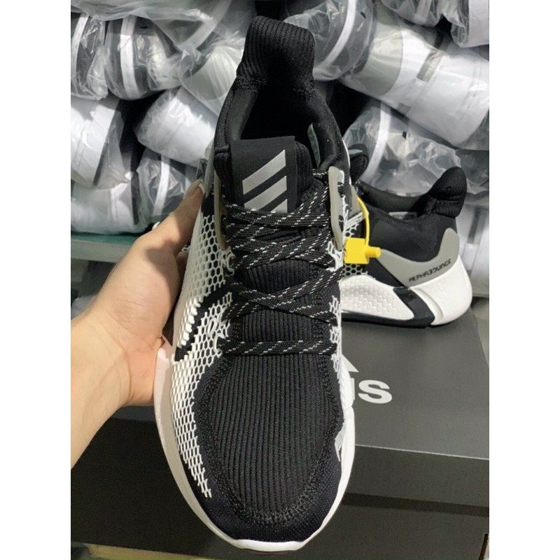 Giày alphabounce 2021 đen trắng cao cấp