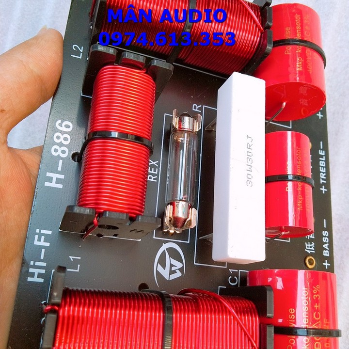 01 MẠCH PHÂN TẦN 2 BASS 1 TREBLE LW H886 CHẤT LƯỢNG
