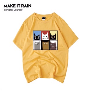 [order] Áo phông mèo Make It Rain