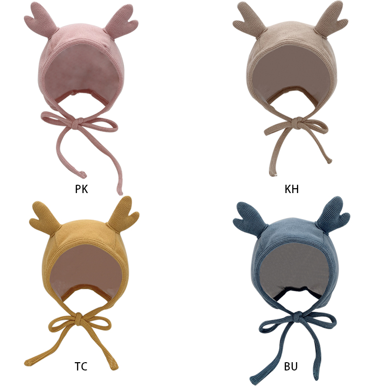 Nón Trùm Đầu Có Sừng Hươu Dễ Thương Cho Bé