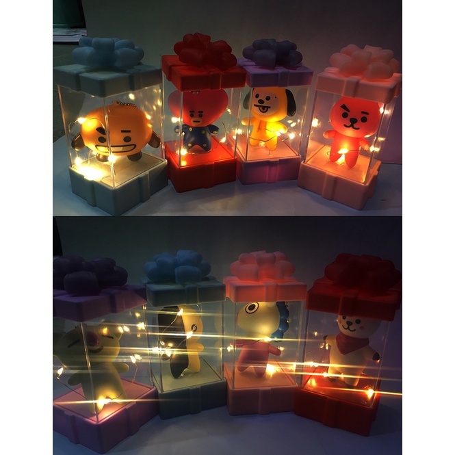 đèn ngủ hộp quà bangtan army DHQ22 dễ thương cute  idol kpop