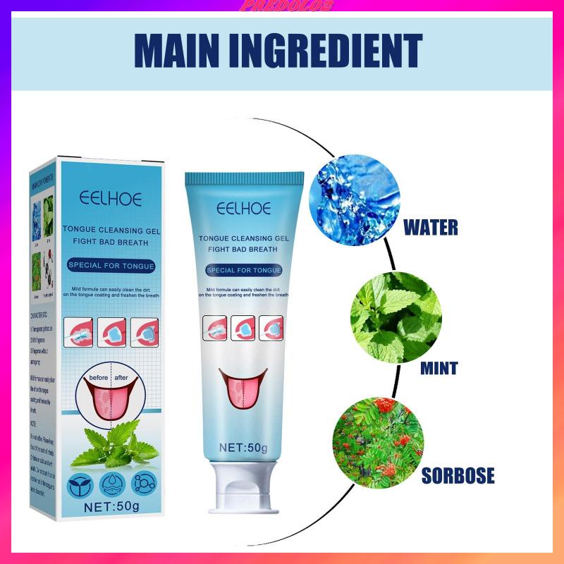 [Predolo2] Gel Tẩy Trang Lưỡi Và Lưỡi Giúp Khử Mùi Hôi