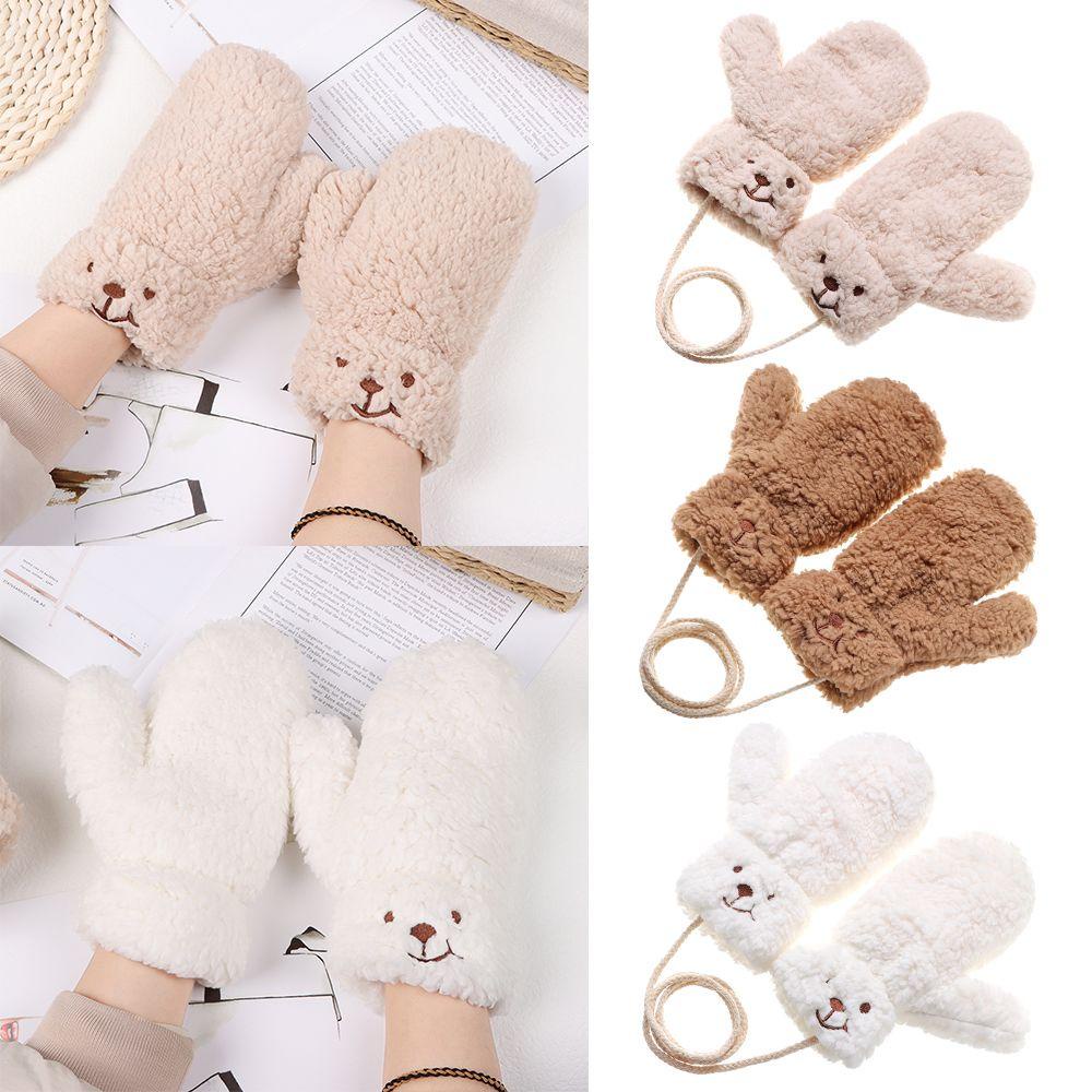 Găng Tay Gấu Bông Dày Dặn Dễ Thương MIHAN1