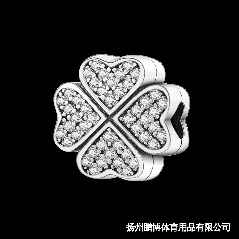 Original Breloque Charms 925 Silver Fizzy CZ zirconia Charm Beads Fit Pandora during Bracelet Original Bracelet