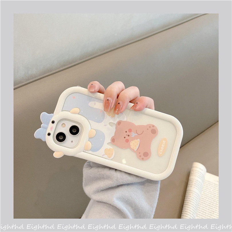 Ốp Điện Thoại Silicone Mềm Chống Sốc In Hình Quái Vật Cho iPhone 13 12 11 Pro Max X XR Xs Max 6 7 8 Plus