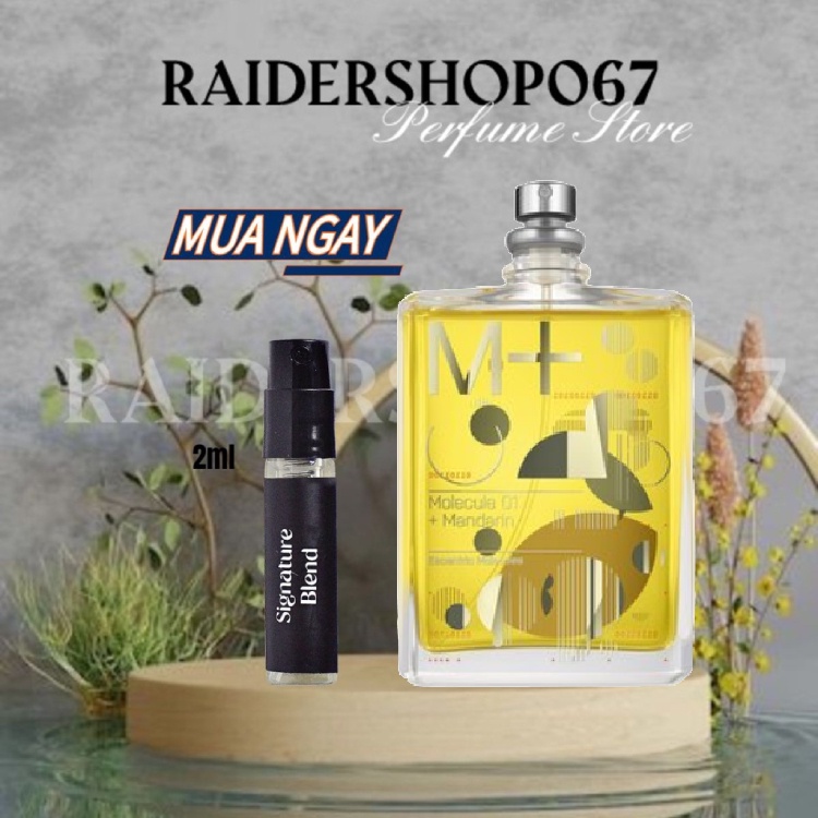 Nước hoa ESCENTRIC MOLECULES M+ MOLECULE 01 + MANDARIN 10ml/20ml