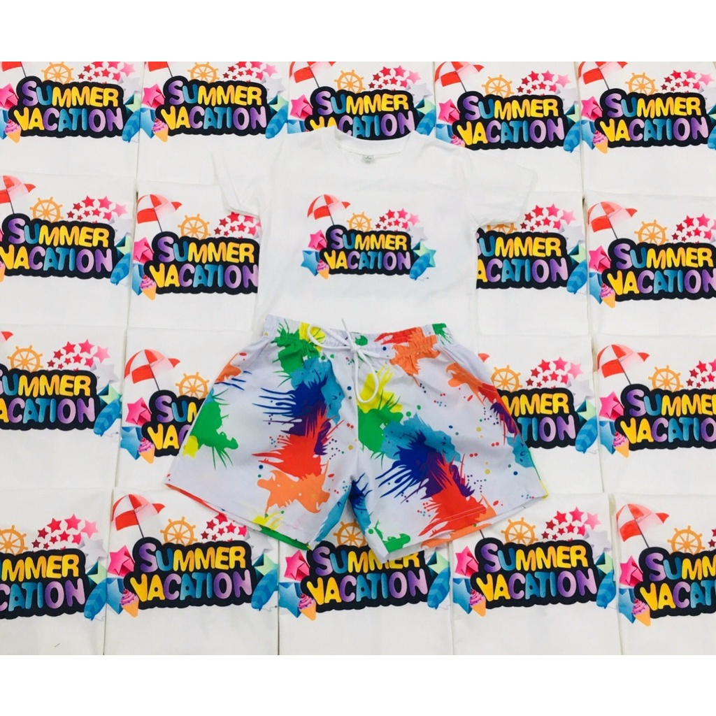 Đồ gia đình , Áo đi biển , Đồng phục nhóm . Chất liệu vải Cotton loại 1 thoáng mát đủ size từ 8 đến 100kg .