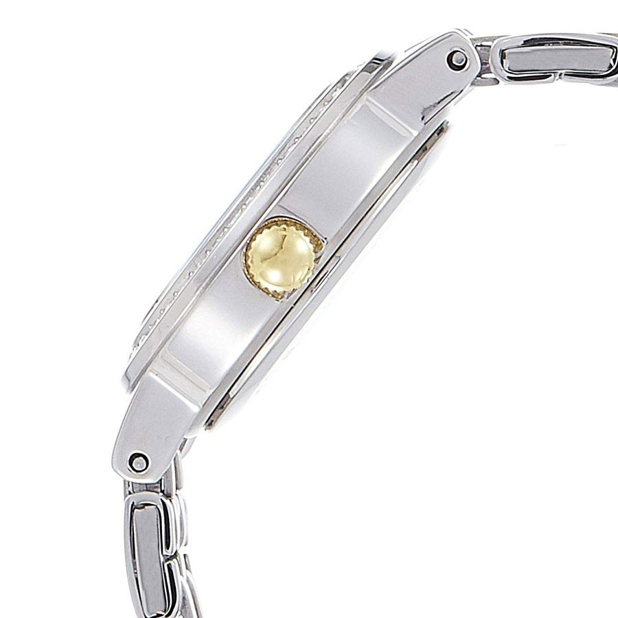 Đồng Hồ Nữ Citizen Đính Đá Swarovski Dây Thép Không Gỉ EJ6104-51P - Mặt Vàng