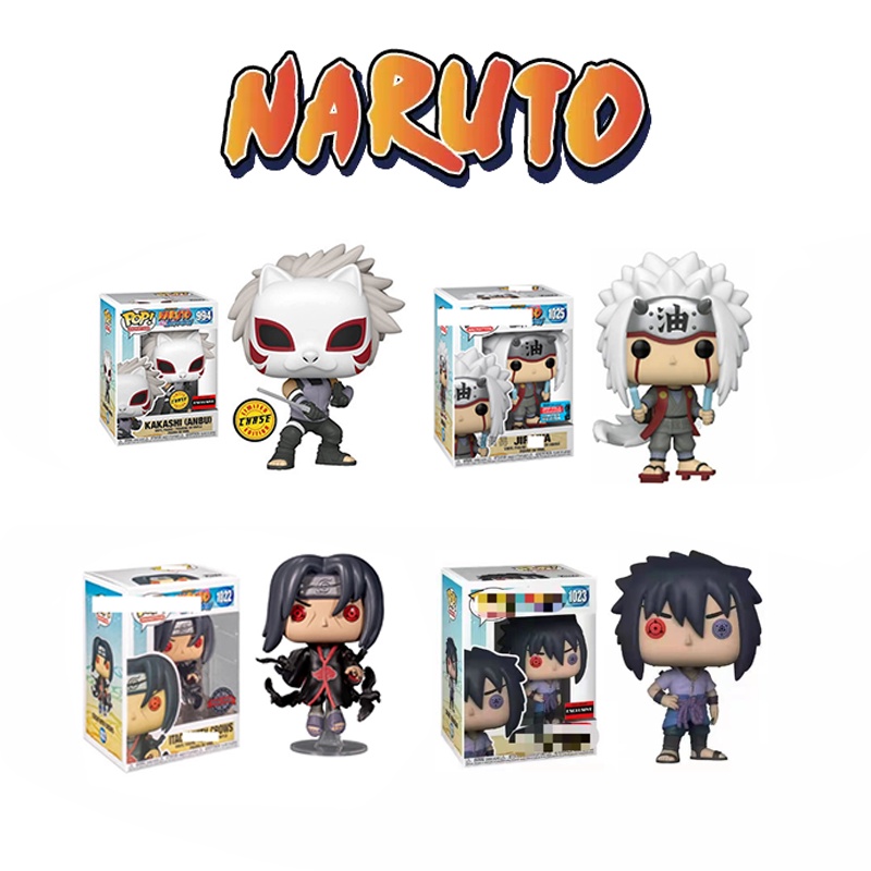 Đồ chơi mô hình Funko POP chủ đề Naruto Sasuke Kakashi Jiraiya itachi