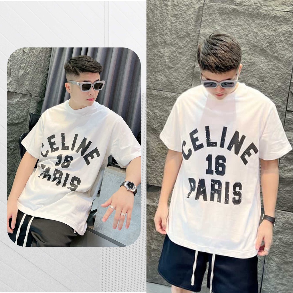 Áo Celine 16 paris HOT TREND chất cotton co dãn 4 chiều cực mát 01
