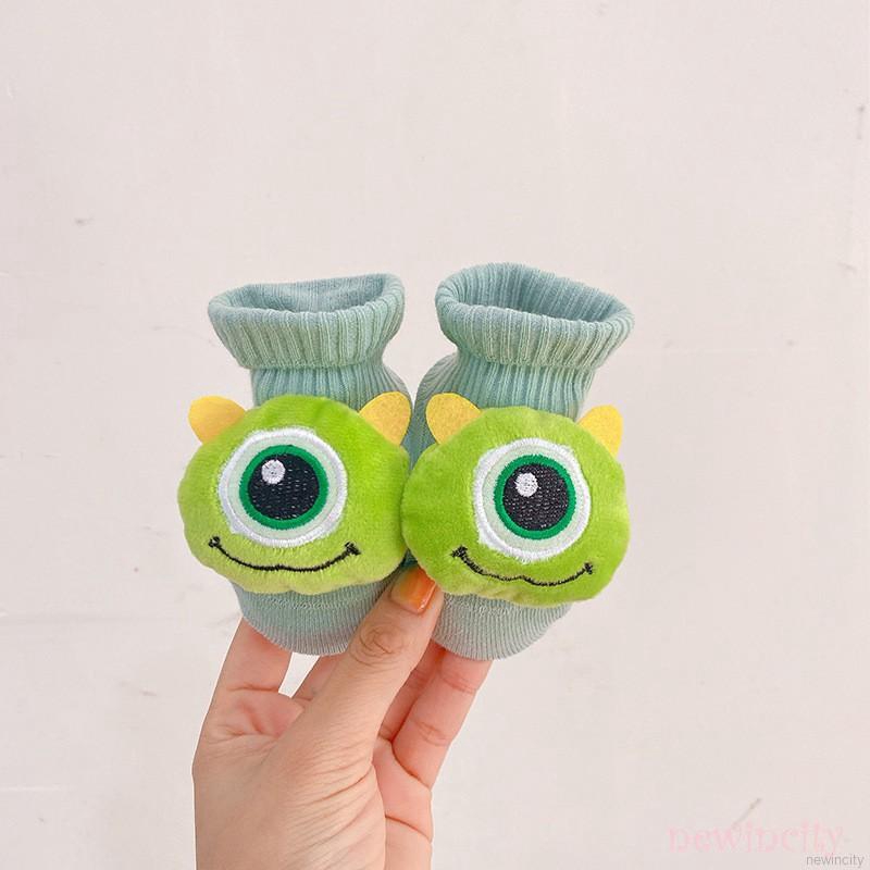 Vớ chống trượt kiểu dáng hoạt hình dễ thương phong cách Hàn Quốc cho bé