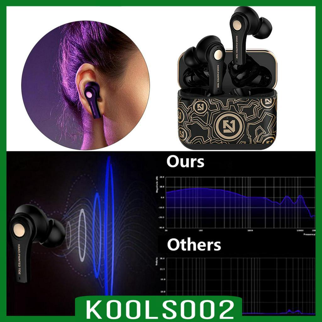 Hifi TS-100 True Wireless Earbuds Bluetooth Waterproof TWS Stereo  black