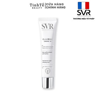Kem giảm thâm nám và đồng nhất màu da SVR Clairial Creme 10 40ml