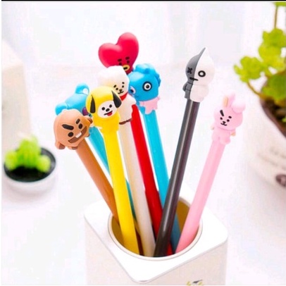 Okestore_bút Bi/Bút Mực Gel Phong Cách BTS/ Ký Tự/ Ký Tự/ Army/ KPOP/ Chimmy/ Shooky/ Mang/ Bangtan/ Koya / Van Koya / Bi Học / Rj / Mang / Bangtan / Koya / Cooky / Van Rj / Koya / Van Koya / Bút Bi / Trường / Trường / Shooky / Bút Bi / Koya / Nấu Ăn / Va