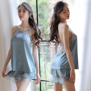 💜💜 ĐỒ NGỦ CỔ YẾM 3 DÂY MD001 💜💜