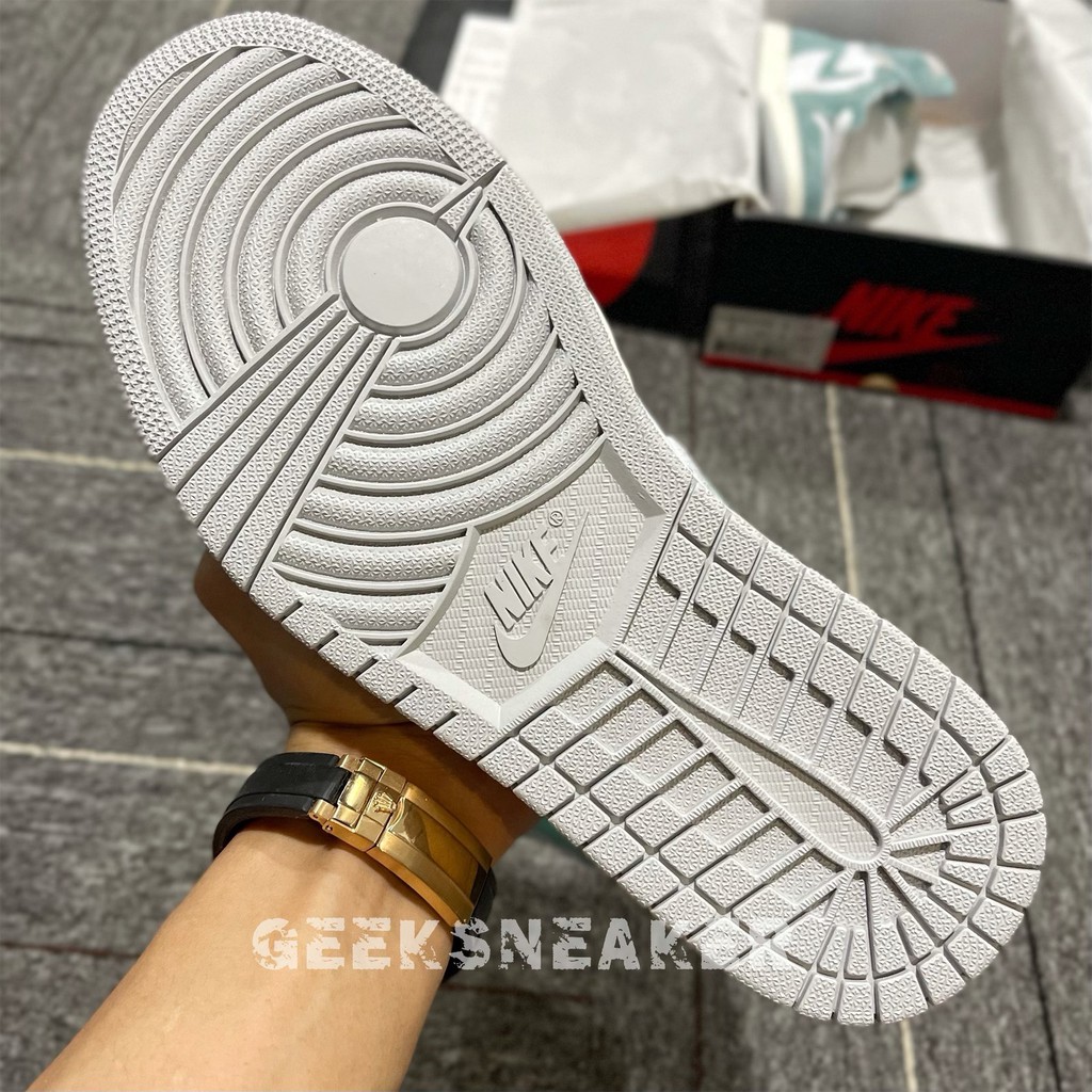 [GeekSneaker] Giày  Air Jordan 1 High Turbo Green - Phiên Bản Tiêu Chuẩn