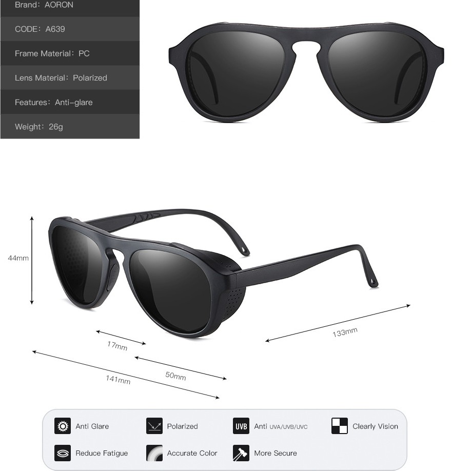 Kính mát thời trang Unisex chống tia UV A639 - NVfashion | BigBuy360 - bigbuy360.vn