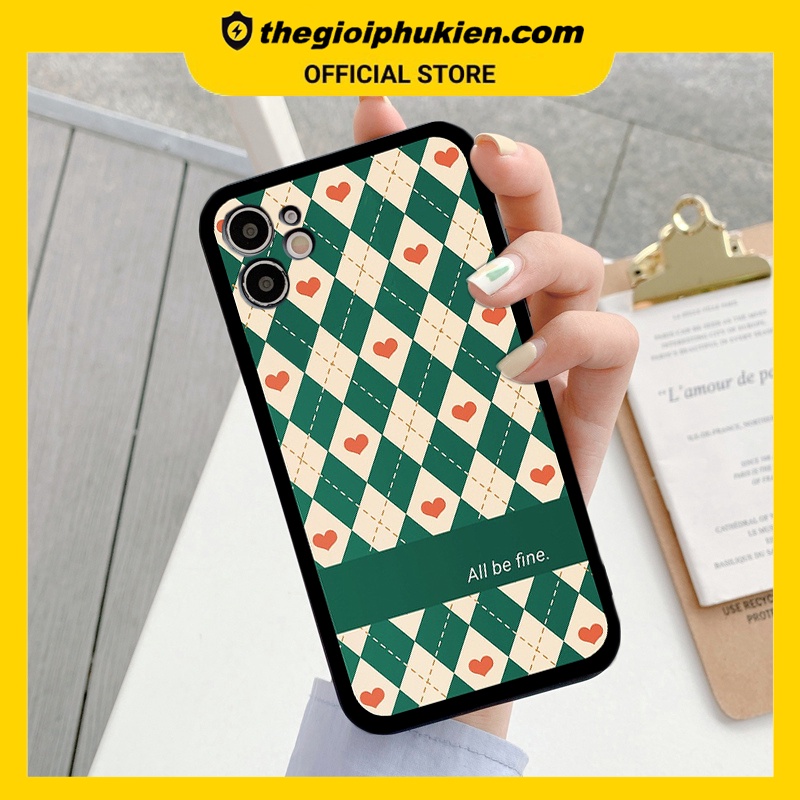Ốp lưng iphone cạnh vuông All be fine. dành cho iphone 6 đến 14promax - E178